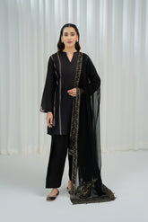 1 Piece Chiffon Embroidered Dupatta (FD0010)